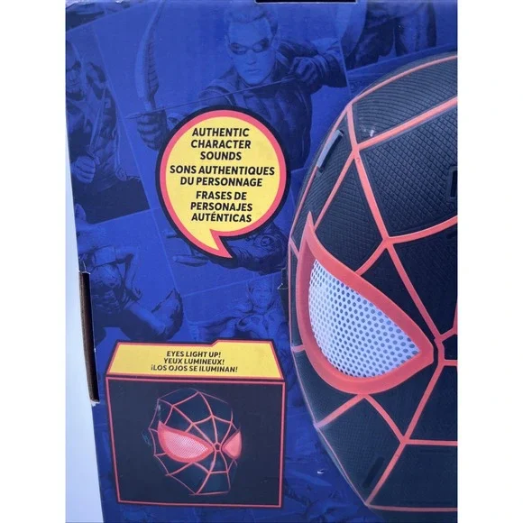 Disney Marvel Miles Morales Light-Up Spiderman Across the Spider Verse Mask‎ - Picture 4 of 12